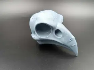 Halloween Raven Skull Decoration
