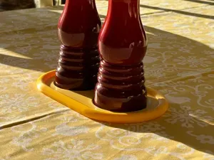 Le Crueset Salt and Pepper Shaker Plate