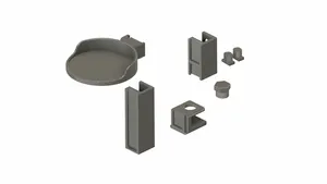 mug stand for edge of shelf