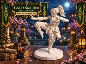 LYSARA SWIFTFOOT – THE ELVEN MONK