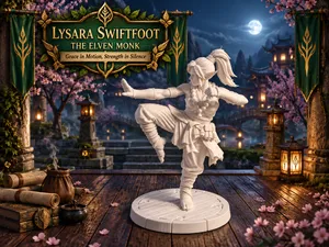 LYSARA SWIFTFOOT – THE ELVEN MONK