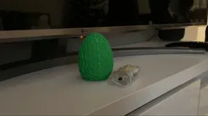 Easter egg with voronoi for decor light V1