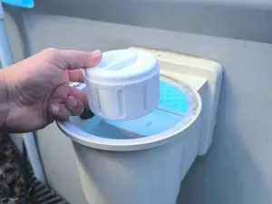 Pool Skimmer Chlorine Tablet Dispenser