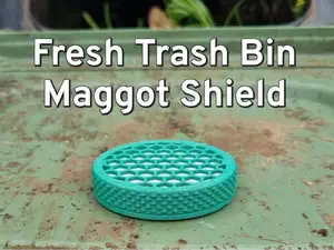 Fresh Trash Bin Maggot Shield