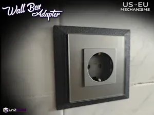 Wall box US - EU adapter
