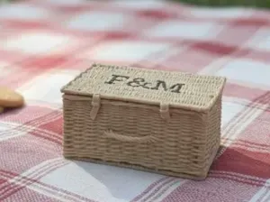 Wicker Basket 3d scan