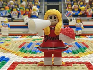 Big Brick Cheerleader