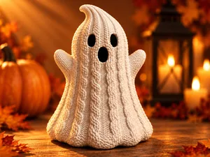 Cute Knitted Ghost