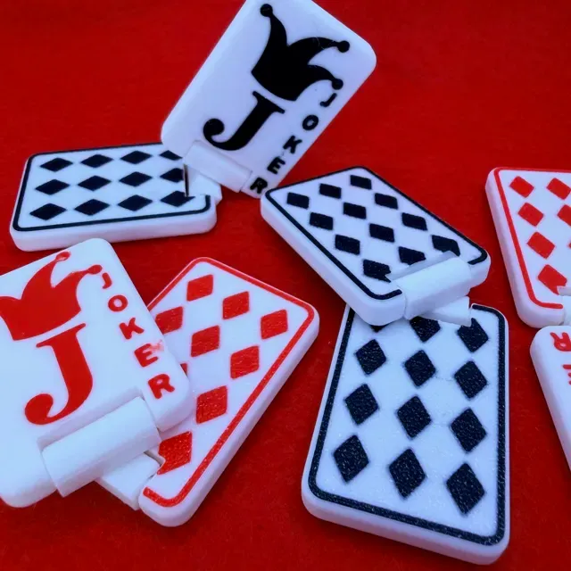 Joker Card Slider + Flip Fidget (Print in Place) — Image 9 of 12