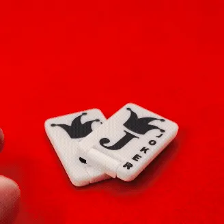 Joker Card Slider + Flip Fidget (Print in Place) — Image 3 of 12