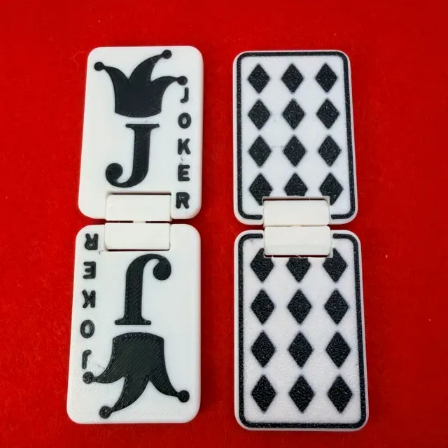 Joker Card Slider + Flip Fidget (Print in Place) — Image 6 of 12