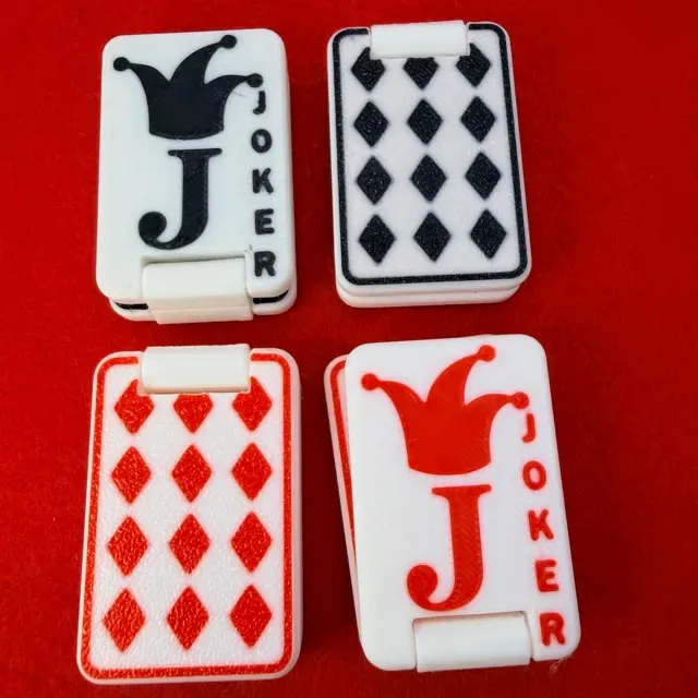 Joker Card Slider + Flip Fidget (Print in Place) — Image 11 of 12