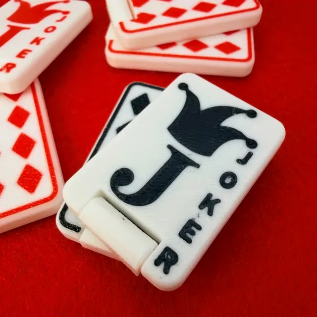 Joker Card Slider + Flip Fidget (Print in Place) — Image 7 of 12