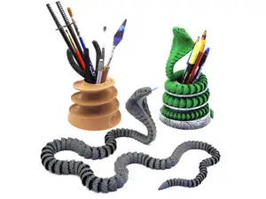 Articulated Cobra + Pencil Holder