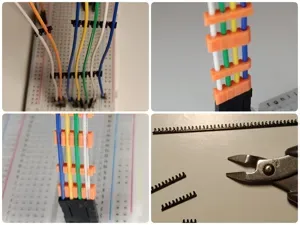Cut-to-Length Jumper Wire Organizer