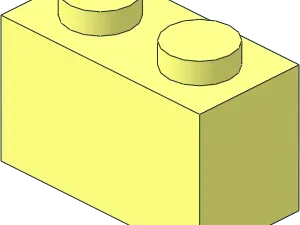 Brick Part 3004 - 2x1 brick