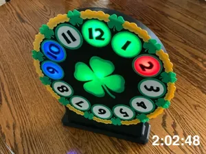 St. Patricks Day / Irish / Celtic Neopixel Clock