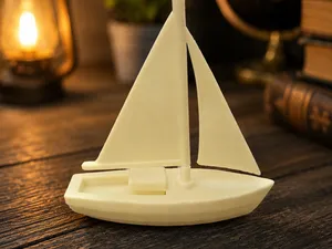 Classic Sailboat Miniature-3D Print Model