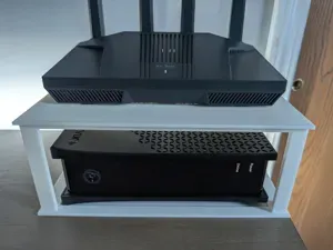 Flint2 Router Stand + Modem