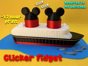 Disney Cruise Ship Clicker Fidget (~1.7 hours)