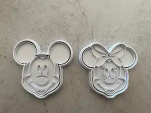 Mickey and Minnie Mouse Cookie Cutters and Stamps