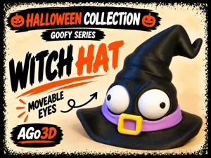 Goofy series–WITCH HAT Movable NO AMS