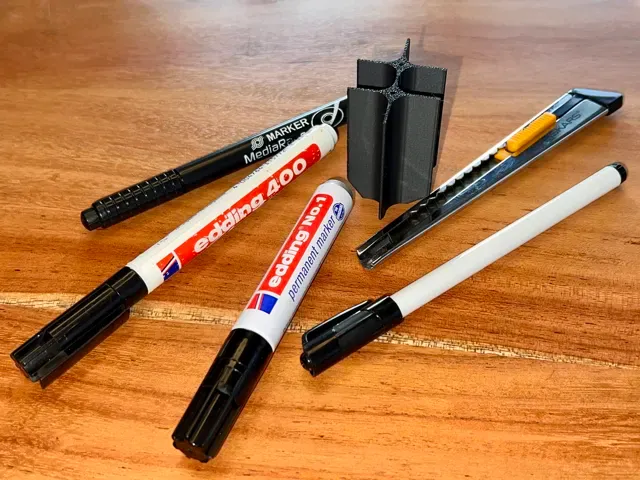 Desktop organizer for pens, cables and USB sticks — Фото 12 из 13