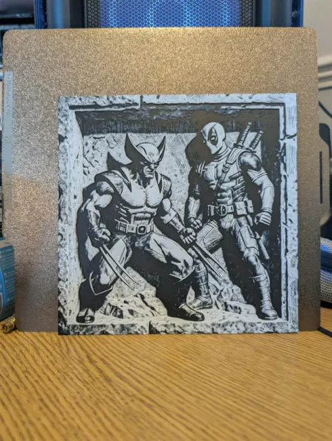 Slate look - deadpool and walverine - hueforge — Фото 2 из 2