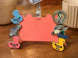 Badge Buddy Pin holder-No More ID Holes