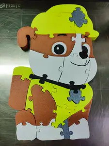 Puzzle Paw Patrol - Rubble (numbers and letters)