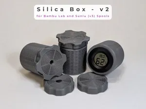 Silica Box for Bambu Lab / Sunlu (v3) Spools - v2