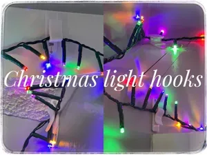 Christmas Light Hooks (for 3M Command Strips)
