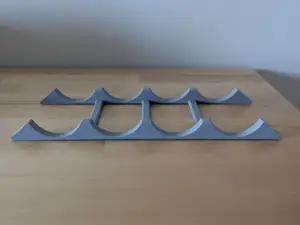 Bottle/can holder for fridge - 4 in a row