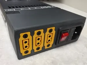 Mean Well LRS-350-24 fan cover w/ 3x XT60 outlet