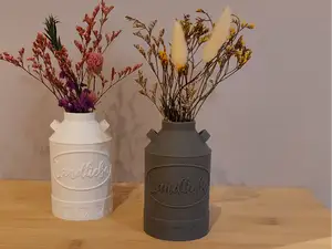 Milchkanne Landliebe Vase Deko