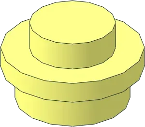 Brick 1x1 round plate - parts 4073 and 85861 — Image 2 of 5