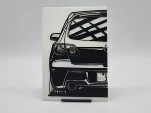 2D Wall Art Mazda 3