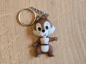 Chip and Dale - Chip flexi keychain