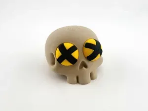 Kawaii Skull with Crossed Eyes – Cute 3D sweet