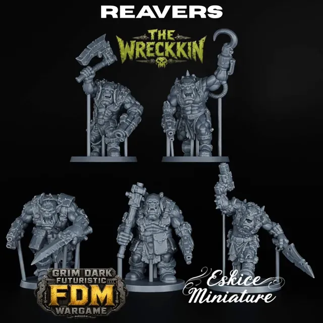 The Wreckkin Ork, BASE ARMY- 32mm grimdark wargame — Image 4 of 7