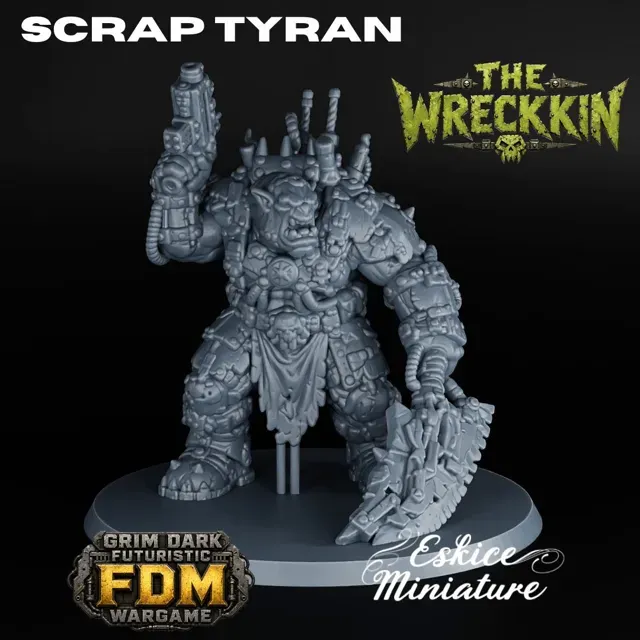 The Wreckkin Ork, BASE ARMY- 32mm grimdark wargame — Image 6 of 7