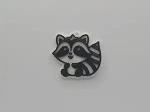 Cute Raccoon Keychain