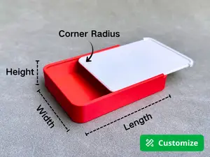 Custom Sliding Lid Box (Parametric Design)