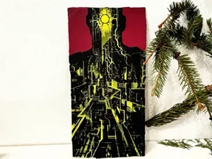 Cyberpunk Tarot Karte Nr. 22 The World
