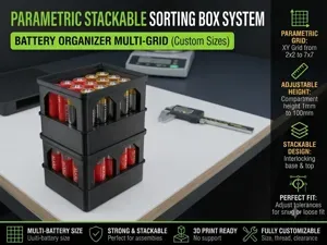 Parametric Stackable Sorting Box