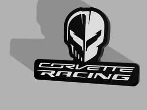 corvette racing c8r punisher