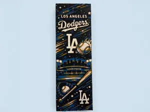LA Dodgers MLB 50mm by 150mm Bookmark