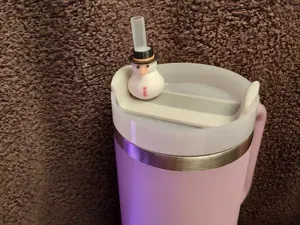Snowman Straw Topper