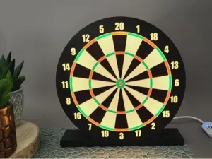 Dartscheibe Leuchtkasten / lightbox