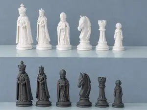 Celestial Gambit Anime Fantasy Chess Set